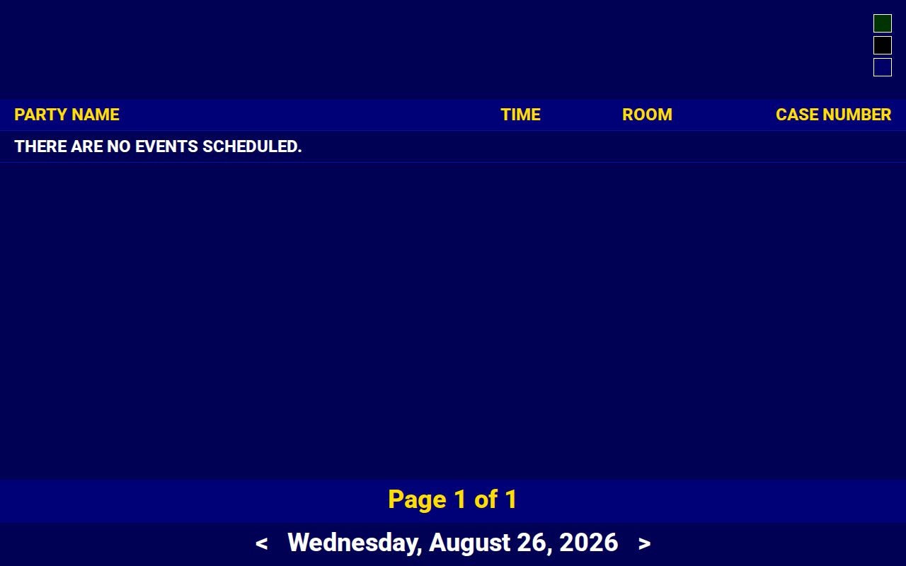 Delta County docket search MiCOURT Court Display date navigation and event view